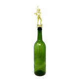 IKC Design Baseball Trophy Wine Bottle Stopper with Stainless Steel Base
