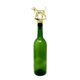 IKC Design Beagle Trophy Wine Bottle Stopper with Stainless Steel Base