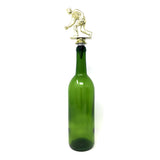 IKC Design Bocce Trophy Wine Bottle Stopper with Stainless Steel Base