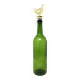 IKC Design Chicken Trophy Wine Bottle Stopper with Stainless Steel Base