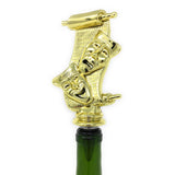 IKC Design Drama Trophy Wine Bottle Stopper with Stainless Steel Base