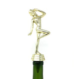 IKC Design Jazz Dance Trophy Wine Bottle Stopper with Stainless Steel Base