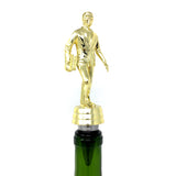 IKC Design Salesman Trophy Wine Bottle Stopper with Stainless Steel Base