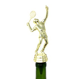 IKC Design Tennis Trophy Wine Bottle Stopper with Stainless Steel Base