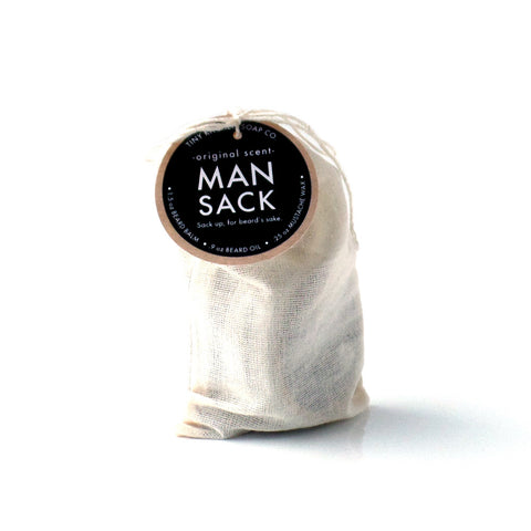 Tiny Kitchen Soap Co. Original Scent Man Sack All Natural Beard Grooming Kit