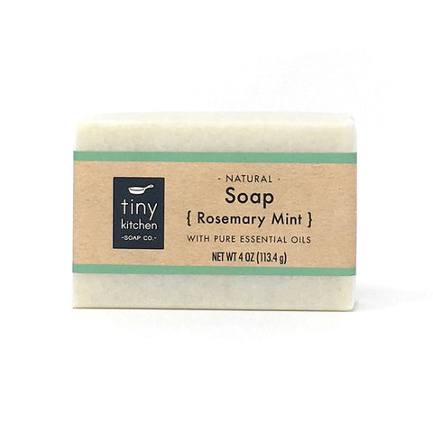 Tiny Kitchen Soap Co. Rosemary Mint Natural Bar Soap